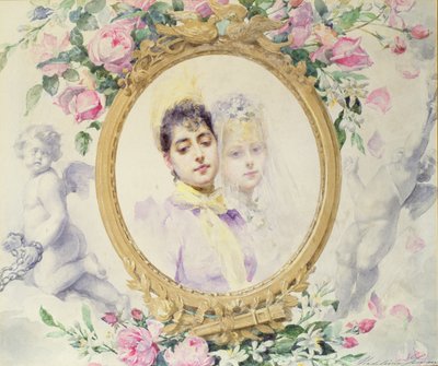 The Reflection by Madeleine Lemaire